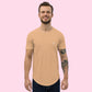 Curved Hem T-Shirt "paddle paddle" collection #001 by GROMz Clothing Co.