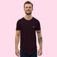 Curved Hem T-Shirt "paddle paddle" collection #001 by GROMz Clothing Co.